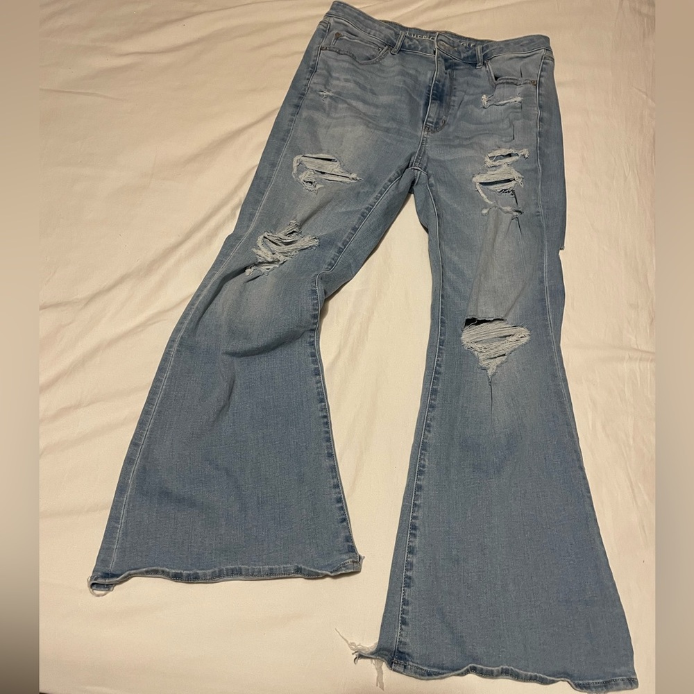 Ladies American eagle jeans size 12 short
